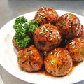 クックUR9L2V☆'s cooksnap of when they made ひじきと枝豆のつくね☆.
