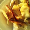 みずたぬき's cooksnap of when they made 余った餃子の皮でデザート☆あんこバナナ.