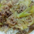 riaelephan's cooksnap of when they made 10分で出来る★牛丼.