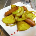 まんまるかえる's cooksnap of when they made じゃがいもとウインナーのカレー風味.