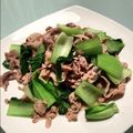 Ｅ－１０'s cooksnap of when they made チンゲン菜と豚肉のうまうま炒め♪.