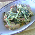 メディママ's cooksnap of when they made 水菜とベーコンの中華卵とじ.