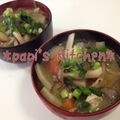 papikun's cooksnap of when they made 基本のけんちん汁♪野菜と豆腐で具だくさん.