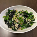 ayumi→'s cooksnap of when they made ほうれん草のしらすと海苔の和え物.