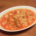 りぃた927's cooksnap of when they made おかわり！完熟トマトのミネストローネ☆.
