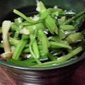 食いしん坊山ガール's cooksnap of when they made 芹、油揚げ、きのこのおひたし.