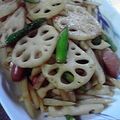 ☆みかんいろ☆'s cooksnap of when they made ＊春野菜とウインナーのバター醤油炒め＊.