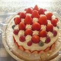 ミマト's cooksnap of when they made いちごのデコレーションケーキ♥.