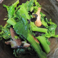 yobibaa's cooksnap of when they made 簡単一品　菜の花と椎茸のからし和え.