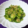 YUZUNICO's cooksnap of when they made ザーサイと胡瓜の和え物.