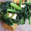 ペンギン配達人's cooksnap of when they made ほうれん草と厚揚げの炒め物.