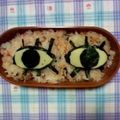定春３２号's cooksnap of when they made 『銀魂』沖田のアイマスクおにぎり～ღ.