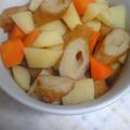 コロすけ☆'s cooksnap of when they made じゃがいもとごぼう天のこっくり煮.