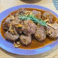 ボブナナ's cooksnap of when they made 簡単 本格的 煮込みハンバーグ.