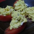 ツンツンエッツンツン's cooksnap of when they made 簡単オードブル♪トマトのたまごのせ.