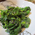 チョコチョコかえる's cooksnap of when they made 菜の花のゴマあえ～オイマヨで.