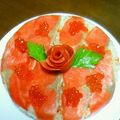 みみりん♪♪'s cooksnap of when they made ちらし寿司ケーキ.
