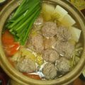 M's cooksnap of when they made あっさり肉団子鍋☆.