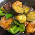 クック8QOOH4☆'s cooksnap of when they made なす＆ピーマン＆鶏むね肉で簡単中華！.