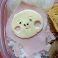 ｍ．ｓ．ｃ．ｔ's cooksnap of when they made 簡単♥キャラ弁「カクレモモジリ」.