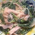 たましんママ's cooksnap of when they made ✿魚肉ソーセージと小松菜の❀春雨パスタ✿.