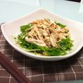 ＊とみこ＊'s cooksnap of when they made 蒸し鶏と水菜のマヨポンサラダ(^O^)／.
