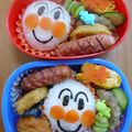 れいかちゃん's cooksnap of when they made アンパンマンとバイキンマン幼稚園キャラ弁.