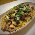ｽﾃｨｯｺ's cooksnap of when they made 太麺パスタde油そば.