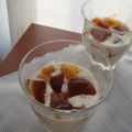 きゅうりのぬかづけ's cooksnap of when they made 紅茶キューブinミルクのフルフルゼリー.