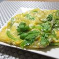 caramel-cookie's cooksnap of when they made セロリの葉入りスペインオムレツ.
