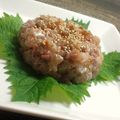 sacoママ's cooksnap of when they made 子供も食べる　アジのなめろうゴマ三昧.