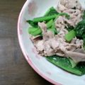 ゆずるてぃ's cooksnap of when they made 豚と小松菜のジンジャー塩レモン炒め.