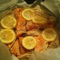 ポン98's cooksnap of when they made フライパン de 鮭と舞茸の蒸し焼き.