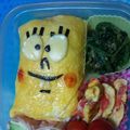ムッシュー's cooksnap of when they made スポンジボブ ♪キャラ弁★.