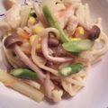 ゆぅぷん's cooksnap of when they made 簡単！味噌の具だくさん和風パスタ.