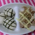 るらちゃん's cooksnap of when they made 超簡単♡チェックやしましま柄のおにぎり.