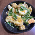 ☆うめこ55☆'s cooksnap of when they made 新じゃがときぬさやのマスタードマヨサラダ.