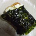 kyoko＊k's cooksnap of when they made 揚げ餅でチーズ磯部巻き.