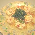 勇気凛りん岸田夕子's cooksnap of when they made ぷり②エビ大葉にんにく醤油マヨネーズあえ.
