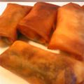 ★ぷにまるる★'s cooksnap of when they made バナナとこしあんの春巻き.