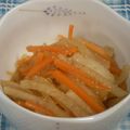chieko333's cooksnap of when they made 田舎の味♪だいこんとにんじんのキンピラ♪.