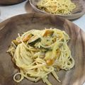 papikun's cooksnap of when they made かぼちゃたっぷりクリームパスタ.