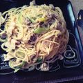 midoricco's cooksnap of when they made 豚肉ときのこの幸せパスタ♡.