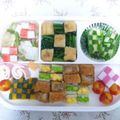 まっきー♪３７'s cooksnap of when they made お弁当に☆コロッケでチェック柄♪.