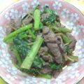 七色ワクチン's cooksnap of when they made 小松菜と牛肉の生姜炒め.