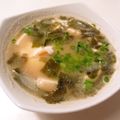 Fire-King's cooksnap of when they made アツアツたまごの味噌汁.