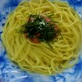 瑠梨佳's cooksnap of when they made たっぷりソースのたらこスパゲティ.