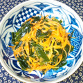 YUZUNICO's cooksnap of when they made ワカメと人参の酢の物.