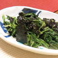 umizarusuki's cooksnap of when they made ＊簡単♪春菊と海苔の和えもの＊.