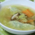 うさぎのシーマ's cooksnap of when they made 栄養満点！餃子スープ☆.